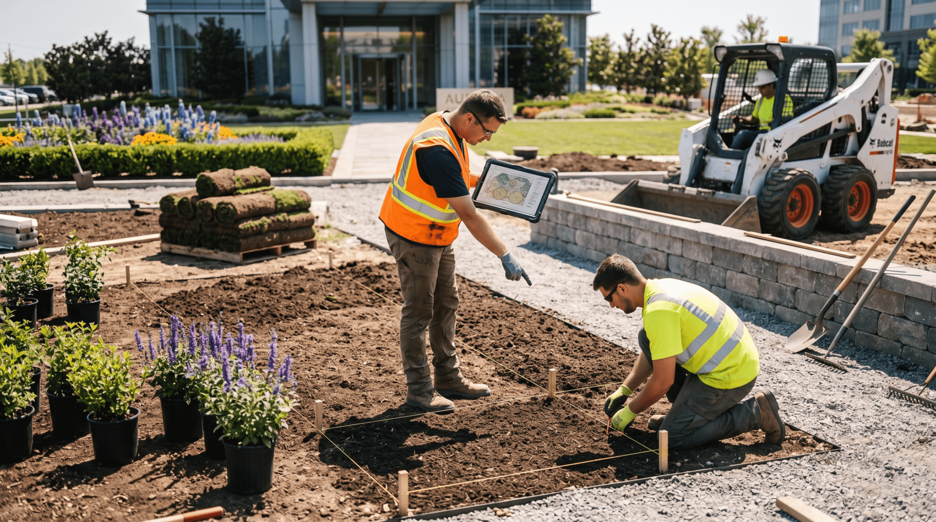 Gemini Generated Image sbg52zsbg52zsbg5 How Commercial Landscaping Companies Plan & Deliver Projects 1
